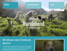 Tablet Screenshot of hunde-land.ch